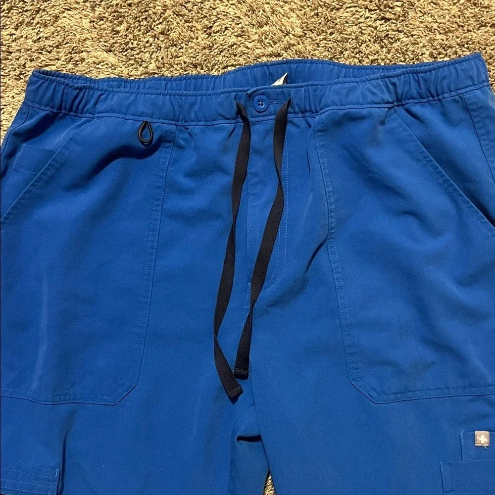 Figs Men's Royal Blue Cairo‎ Cargo Scrub Pants XL